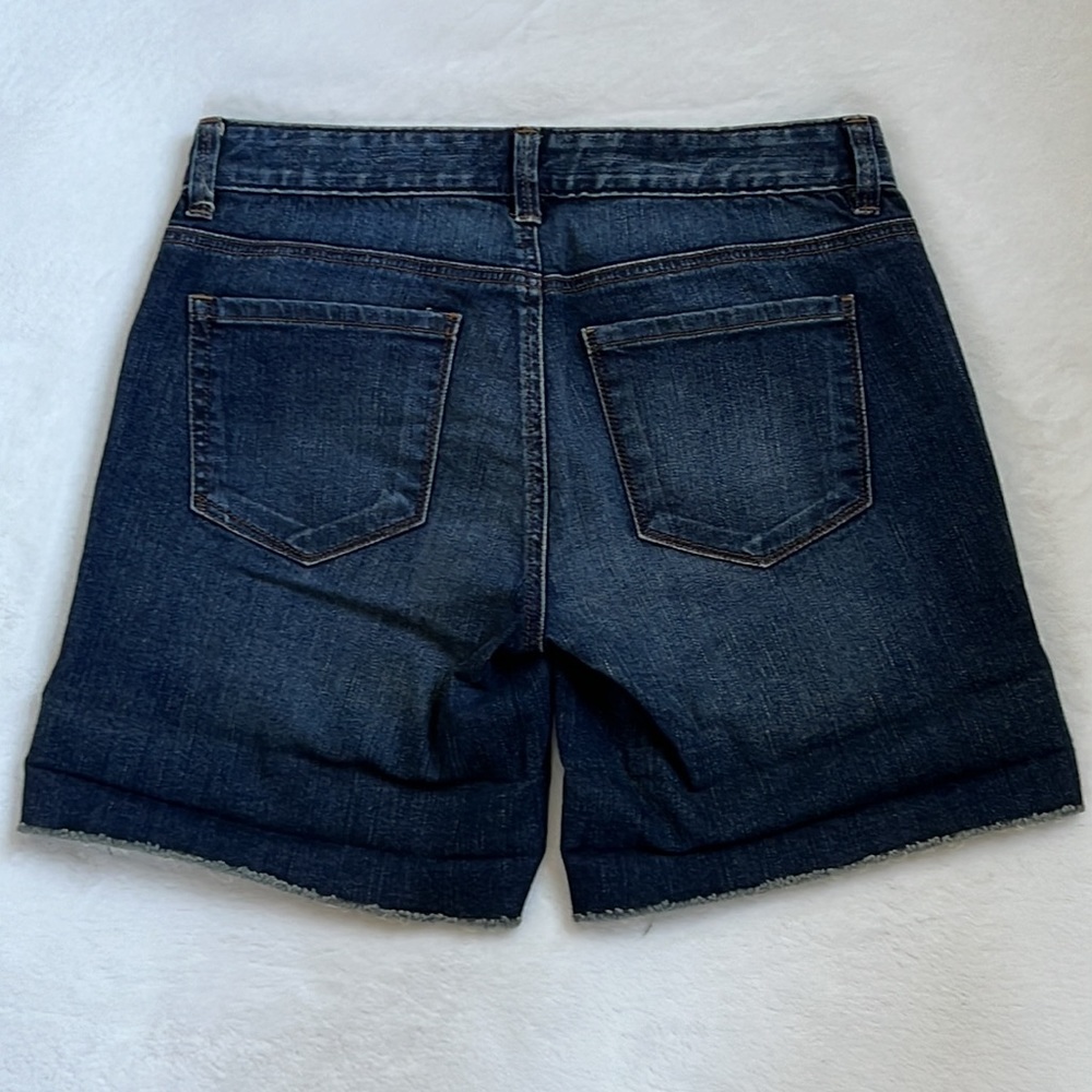 LOFT ROLLUP DENIM SHORTS - Picture 8 of 16
